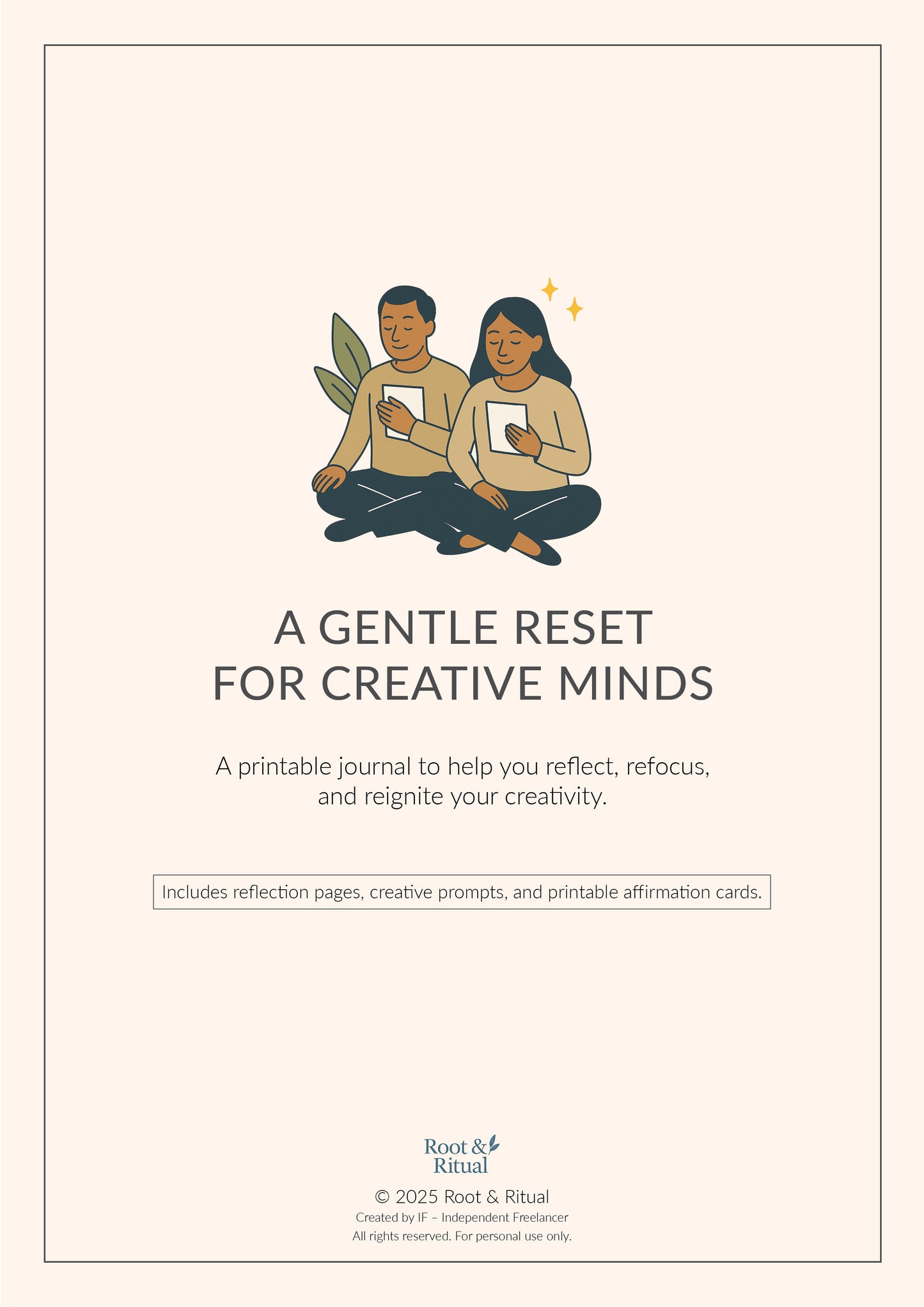 A Gentle Reset for Creative Minds